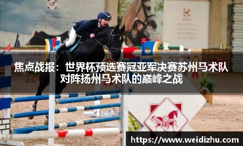 焦点战报：世界杯预选赛冠亚军决赛苏州马术队对阵扬州马术队的巅峰之战